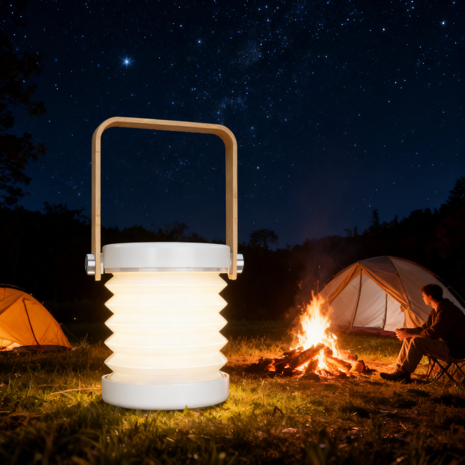 Rechargeable Pull-Open Lantern