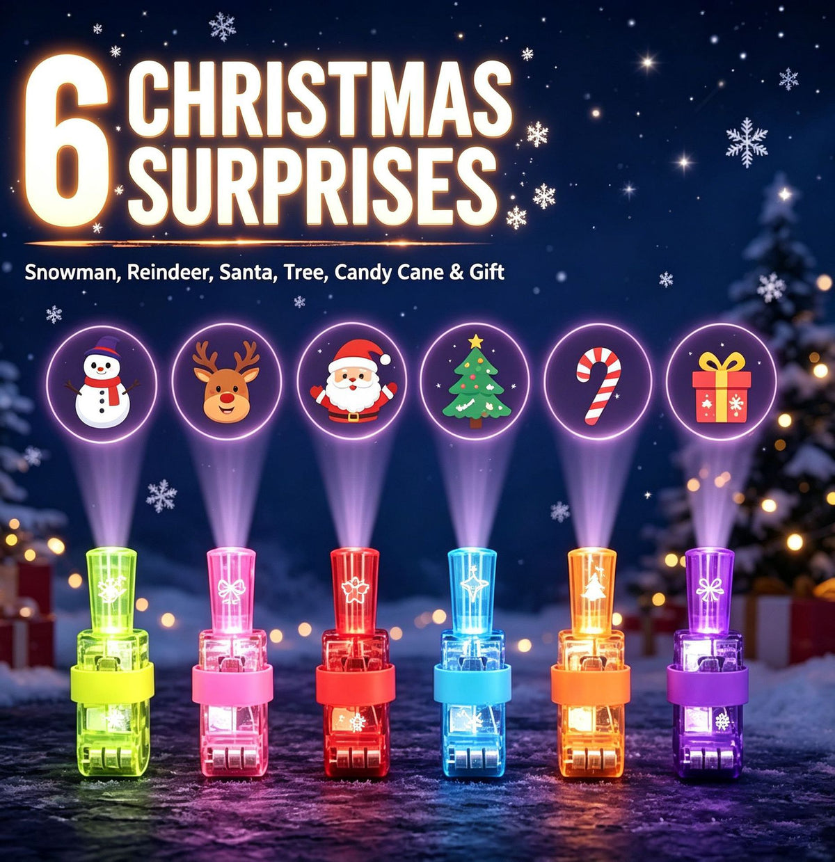 Mini Holiday Projection Lights