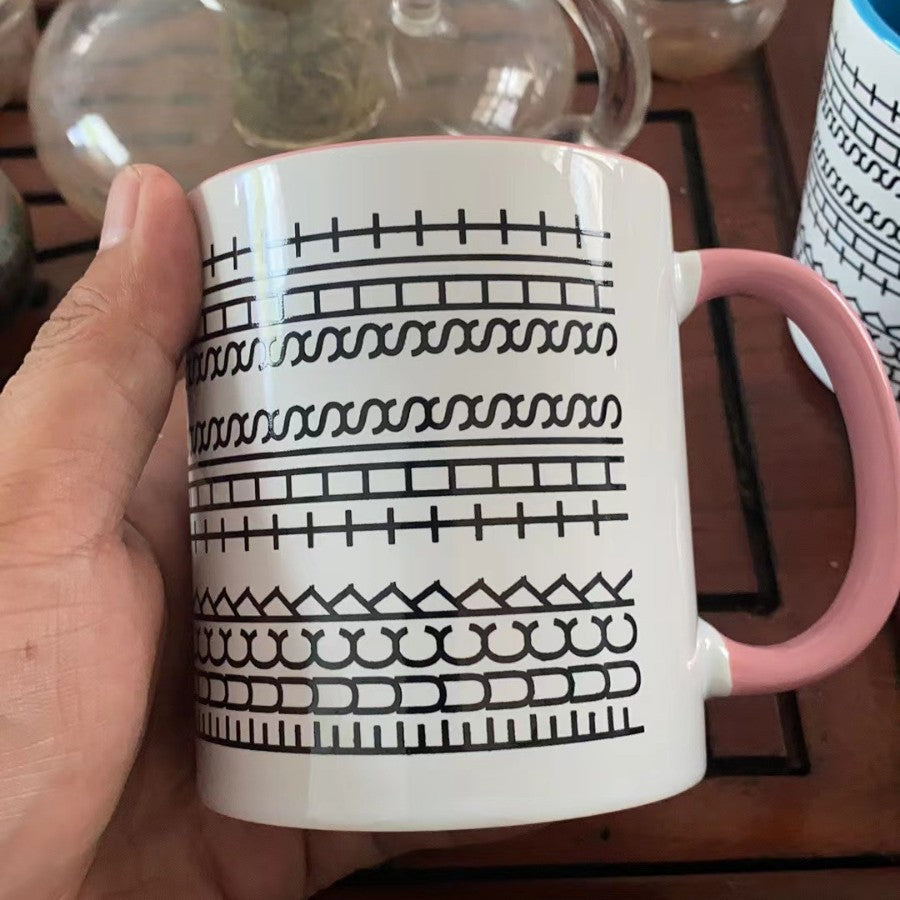 Personalized Pattern Ceramic Coffee Mug