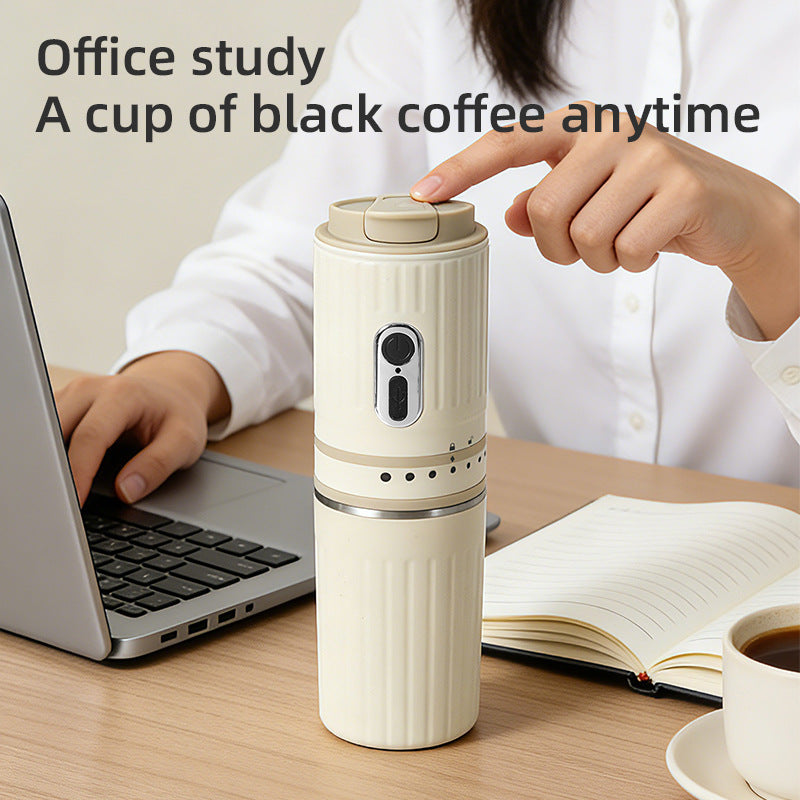 Portable Coffee Grinder & Brewer