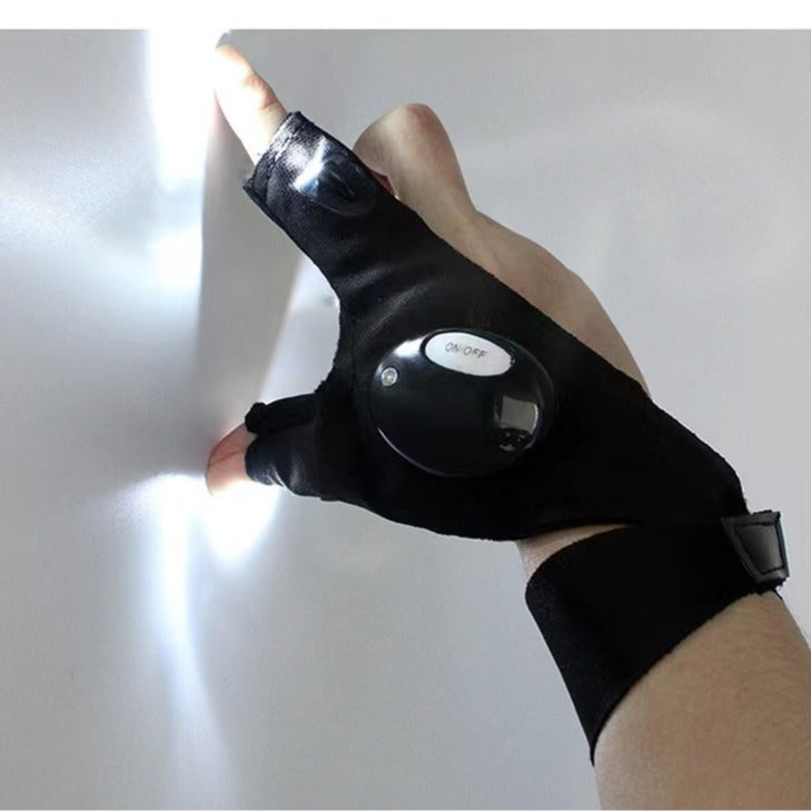 LED Finger Light Gloves
