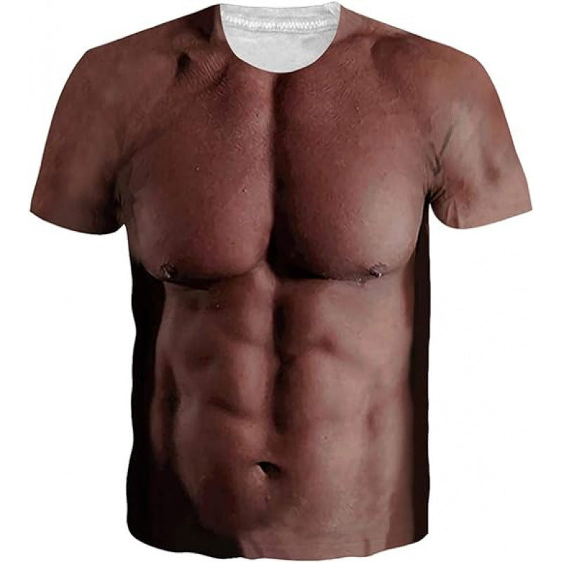 Men’s 3D Muscle Illusion Graphic Tee