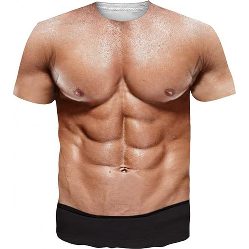 Men’s 3D Muscle Illusion Graphic Tee