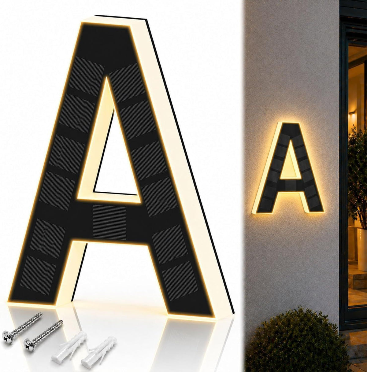 Solar LED Address Number Light
