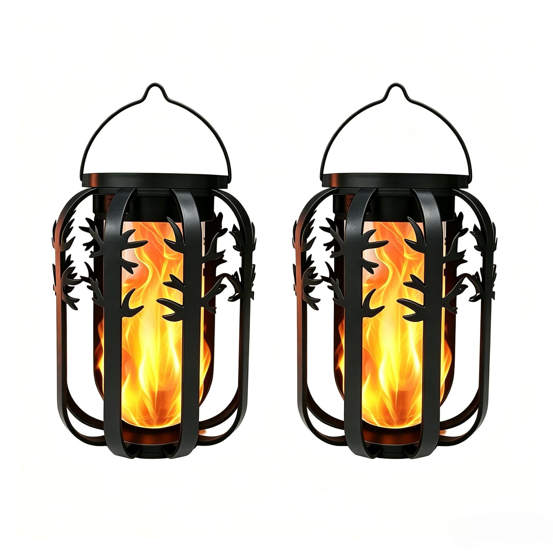 Solar USB Flame Camping Lantern