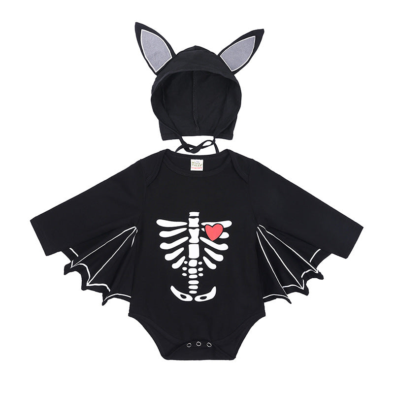 First Halloween Bat-Wing Baby Bodysuit