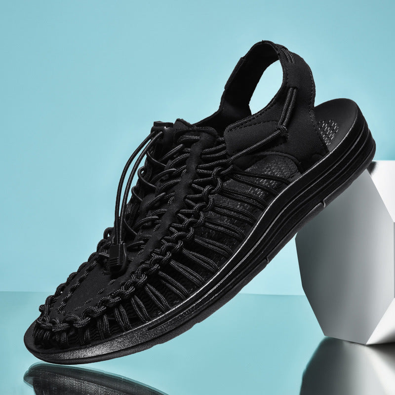 Men's Elastic Woven Comfort Shoes