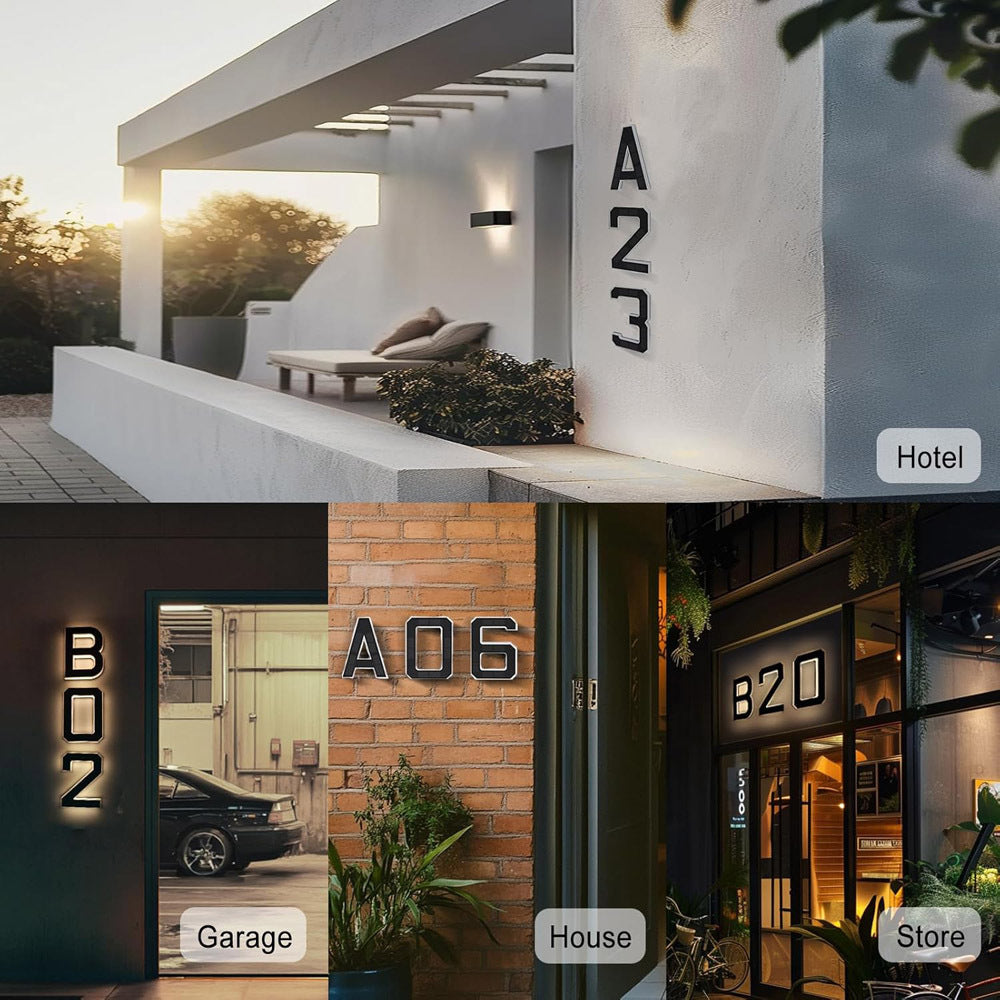 Solar LED Address Number Light