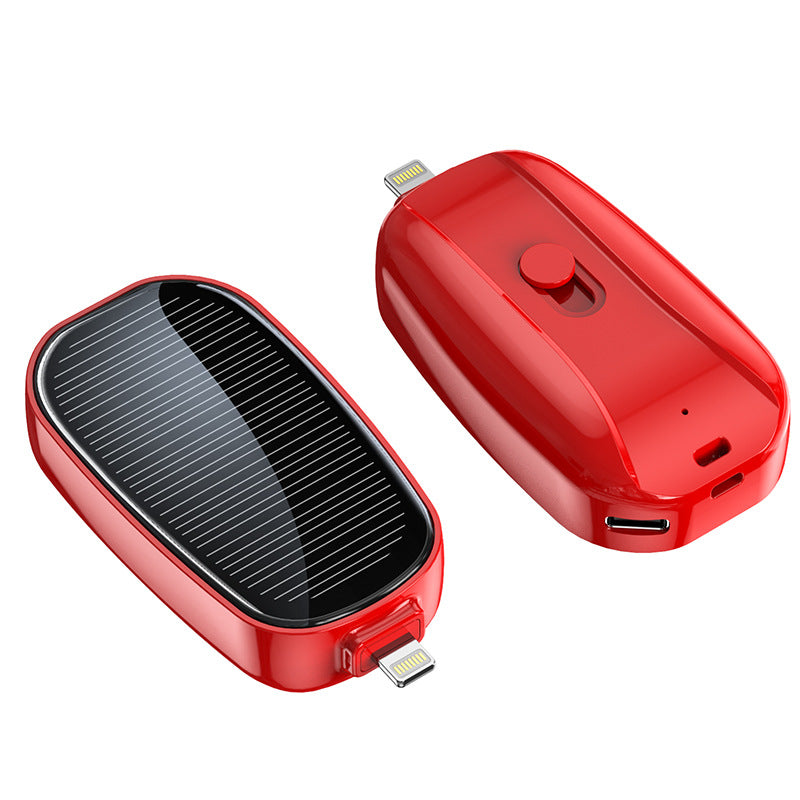 Solar-Assisted Keychain Power Bank