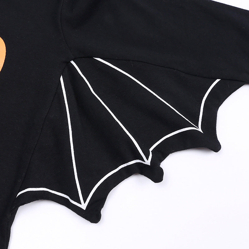 First Halloween Bat-Wing Baby Bodysuit