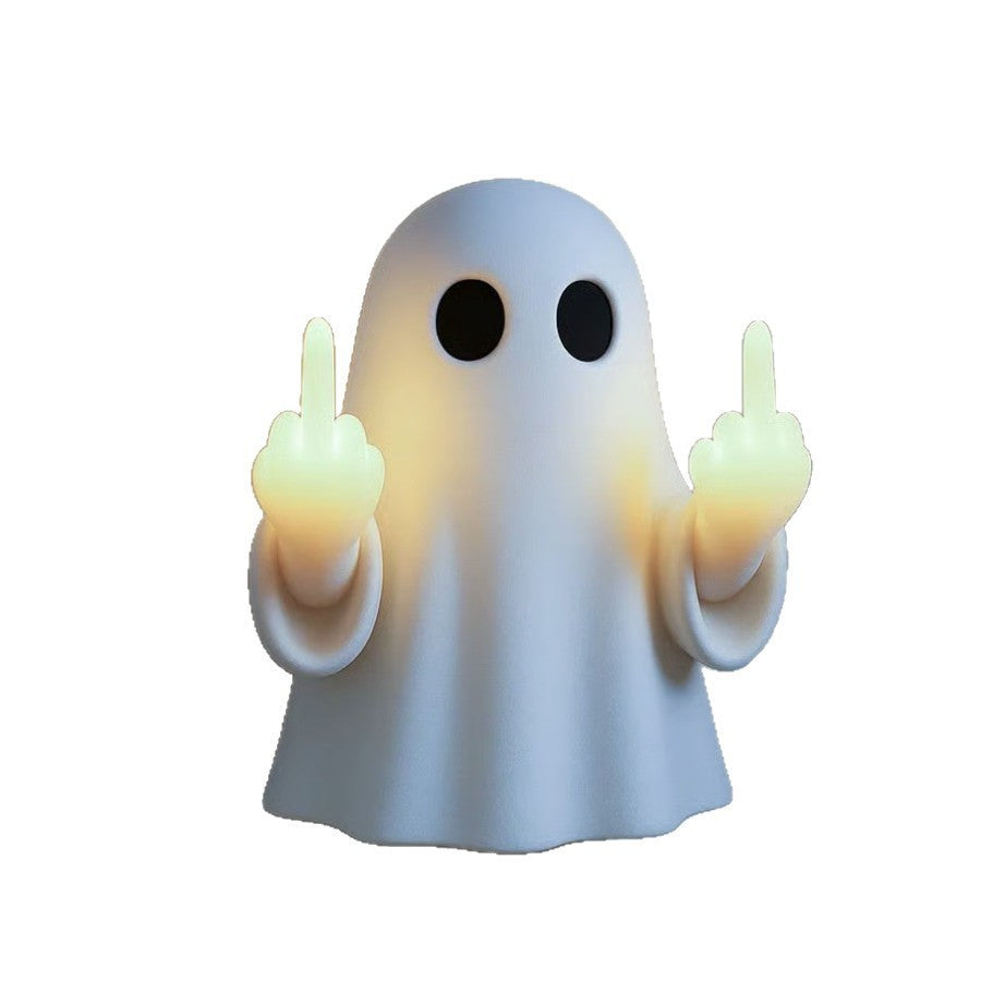 Glowing Rude Ghost Wall Light