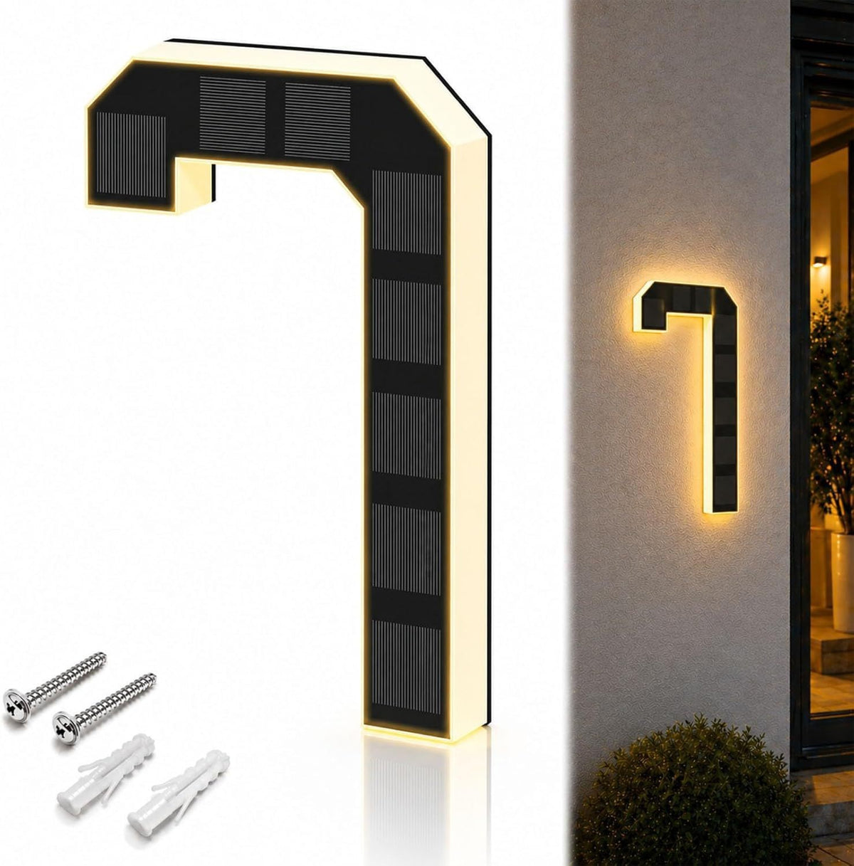Solar LED Address Number Light