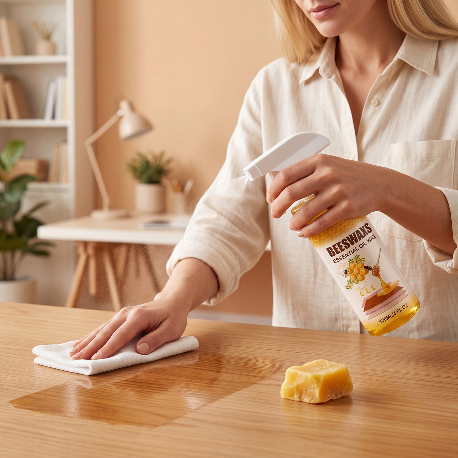 Beeswax Wood Care & Polish Spray