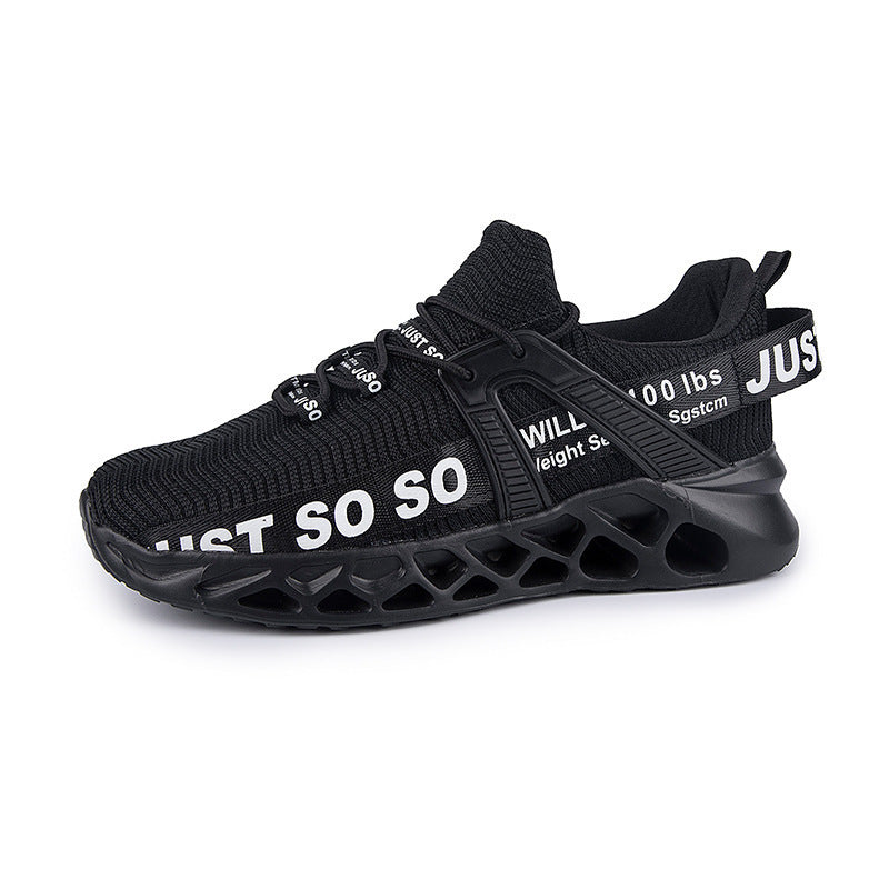 Men's Breathable Knit Cushion Running Shoes