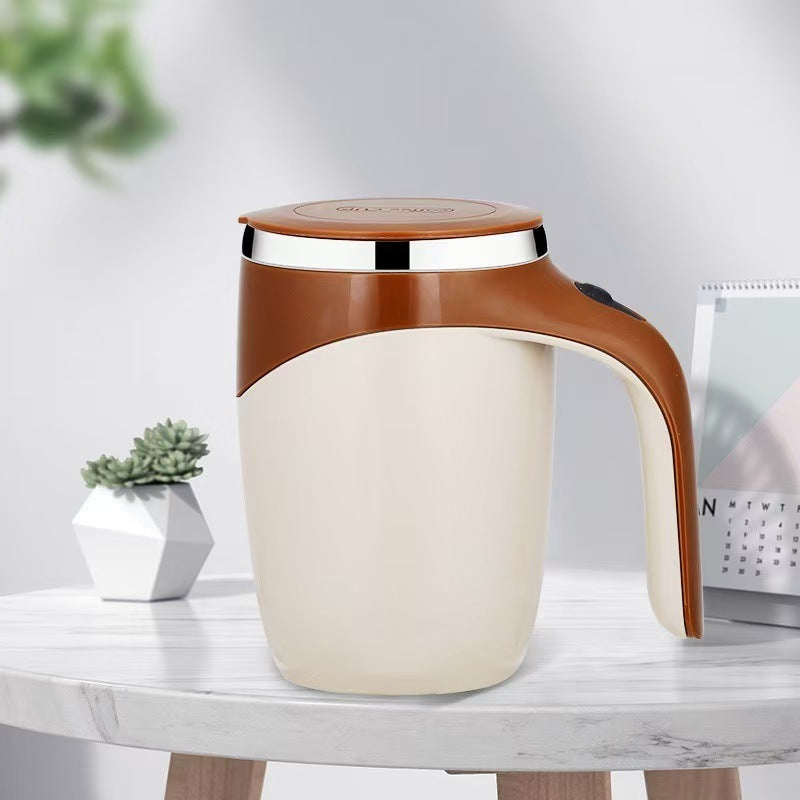 Cordless Magnetic Self-Stirring Mug