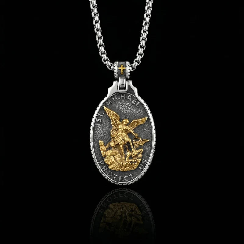 ST. MICHAELS BADGE.