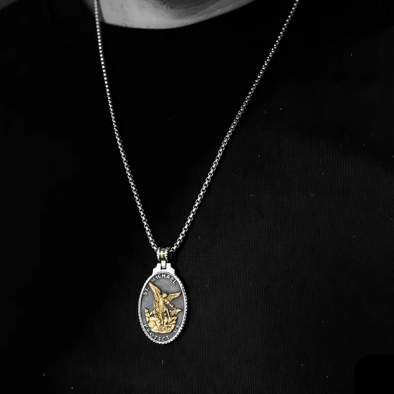 ST. MICHAELS BADGE.