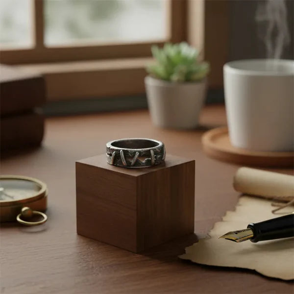 Punk Patchwork Design Stainless Steel Ring