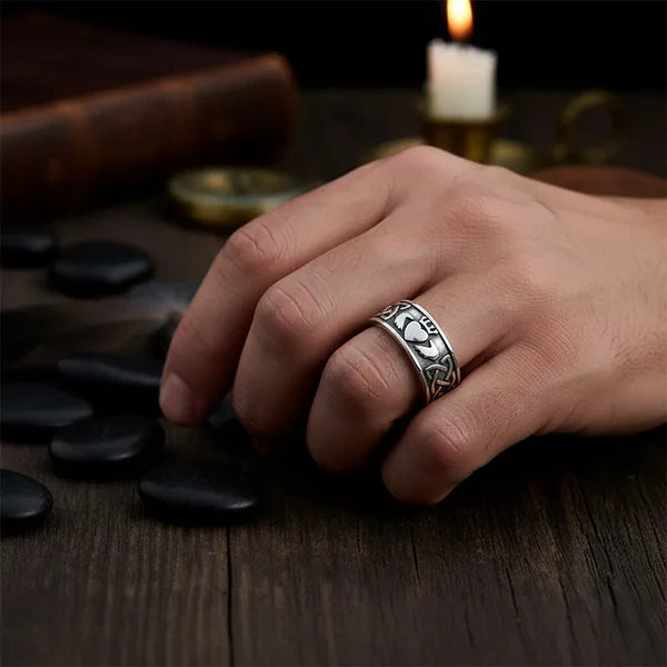 Viking-Celtic Knot Ring