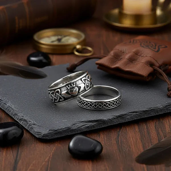 Viking-Celtic Knot Ring