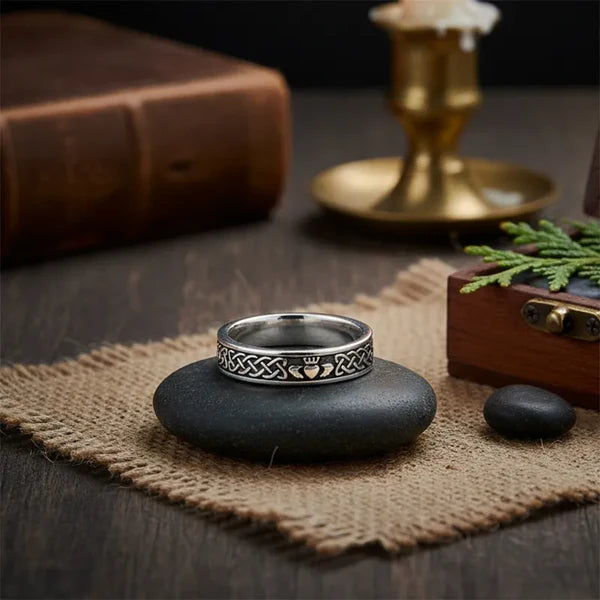 Viking-Celtic Knot Ring