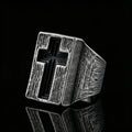Vintage Cross Stainless Steel Ring