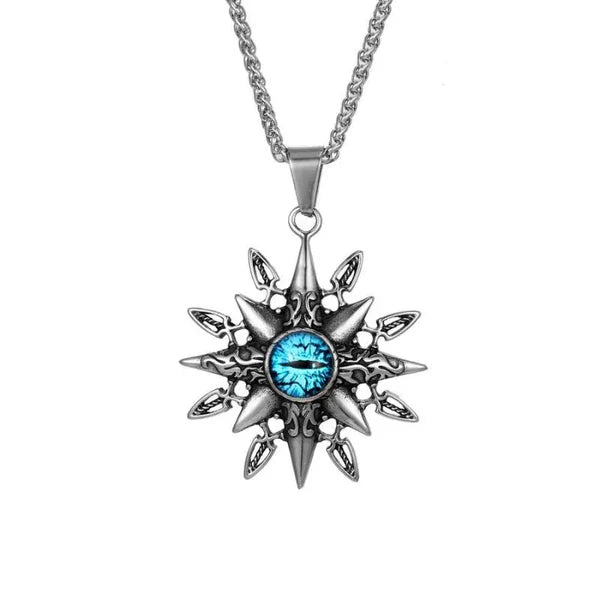 Vintage Eight-Point Star Pendant Necklace