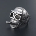 Vintage Skull Stainless Steel Ring for Men