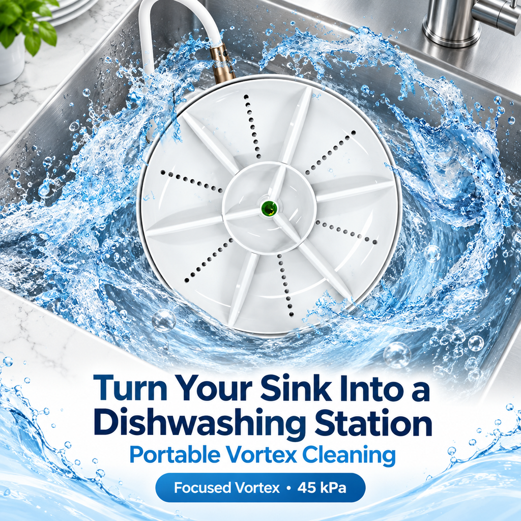 Portable Vortex Sink Cleaner