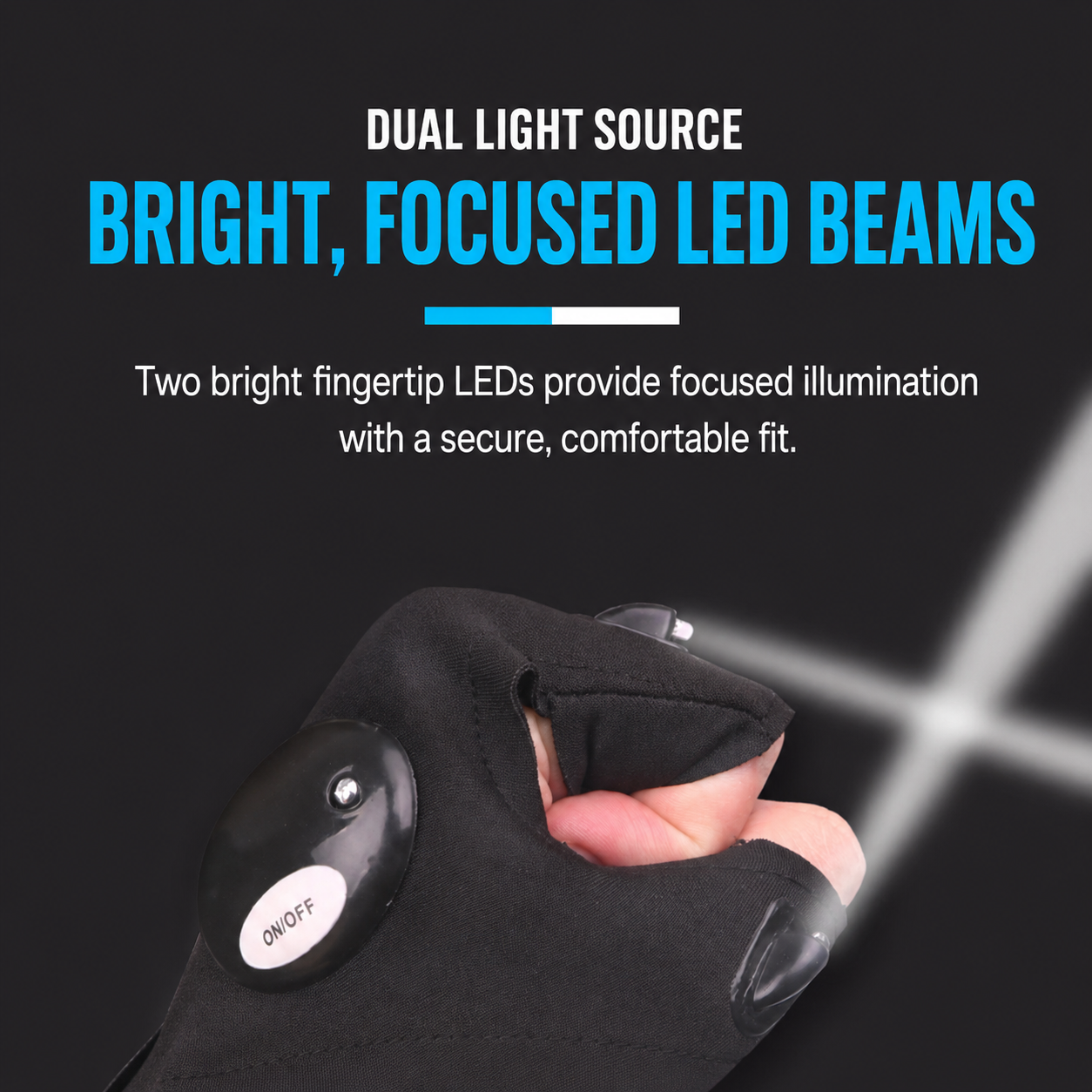 LED Finger Light Gloves