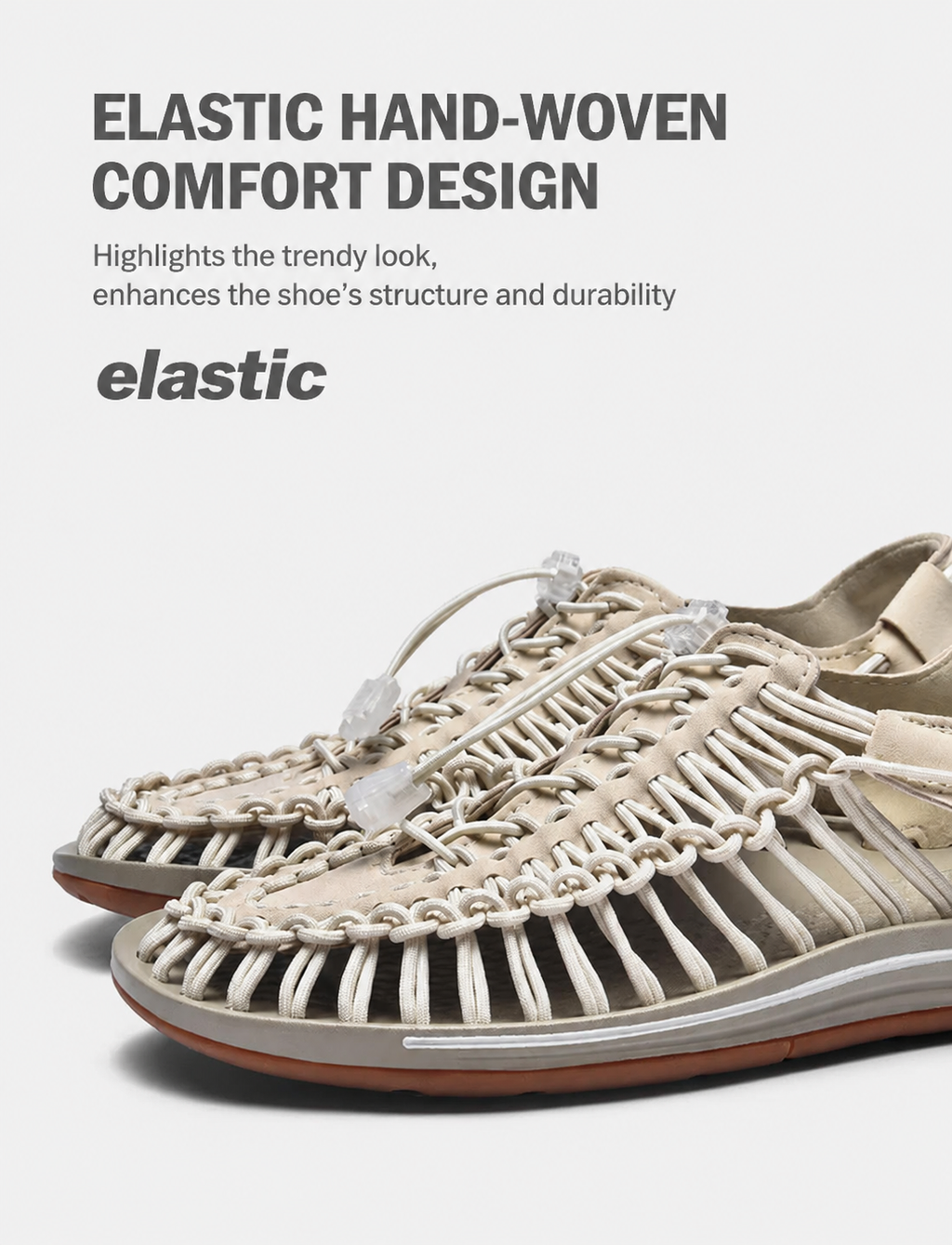 Men's Elastic Woven Comfort Shoes