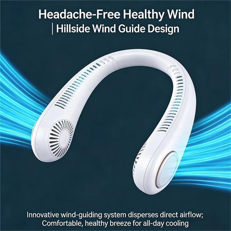 360° Bladeless Wearable Neck Fan