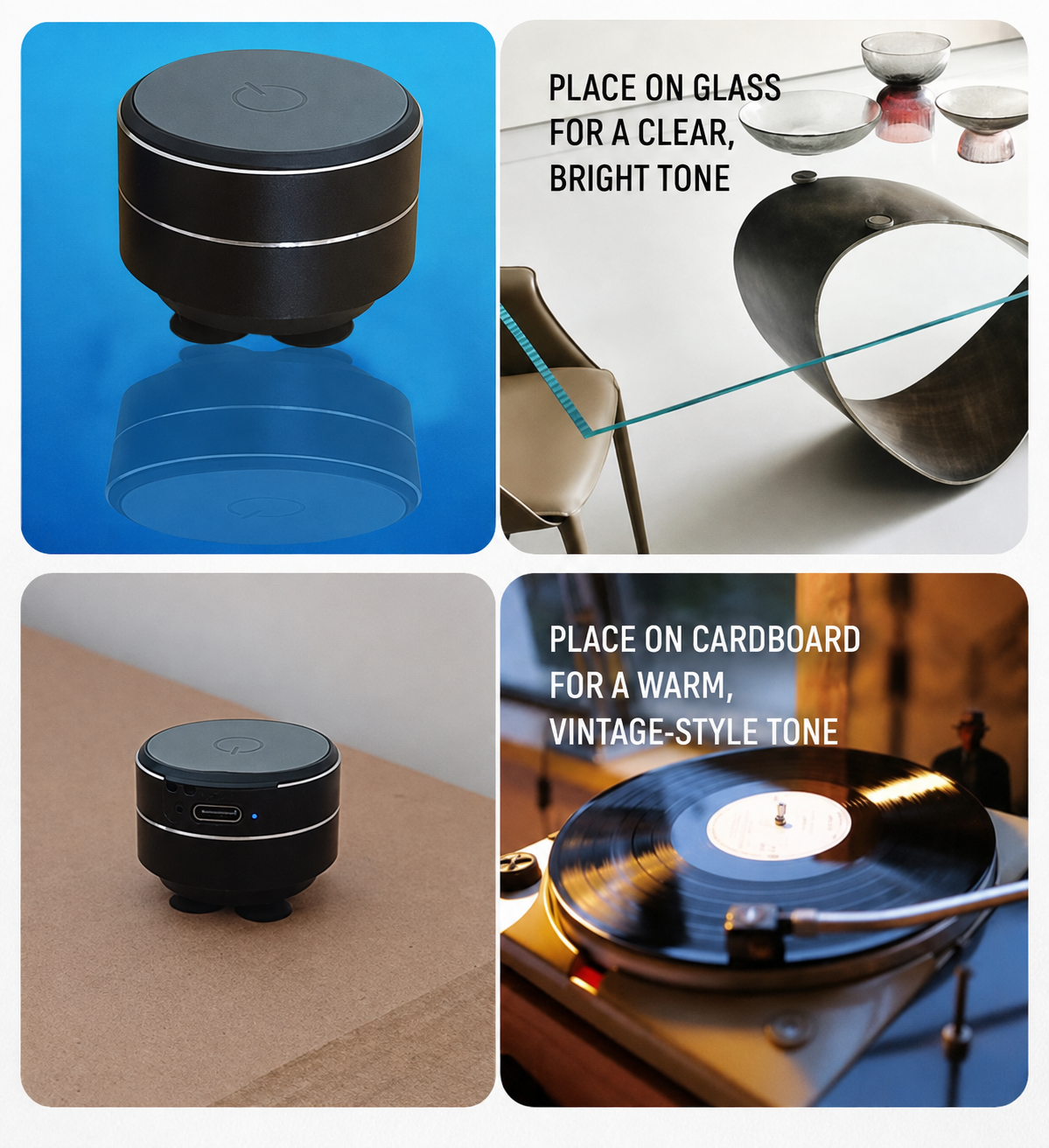 Wireless Resonance Surface Speaker