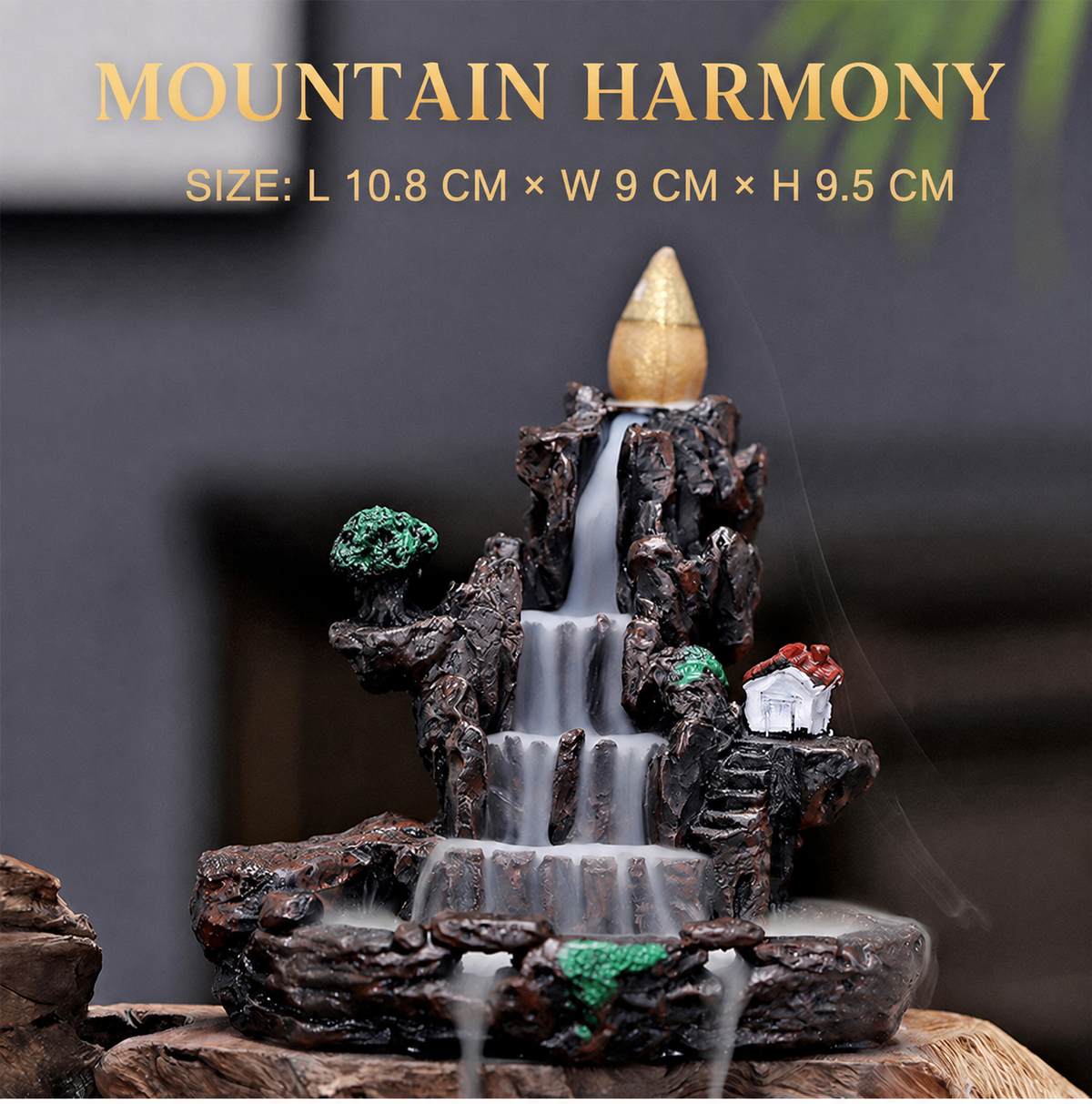 Mountain Waterfall Backflow Incense Burner