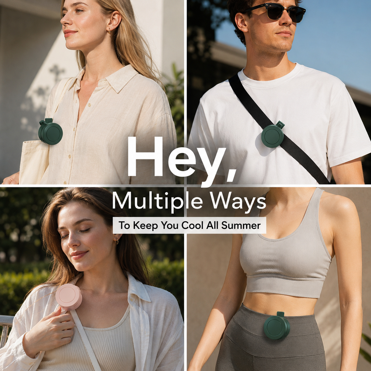 Portable 360° Wearable Cooling Fan