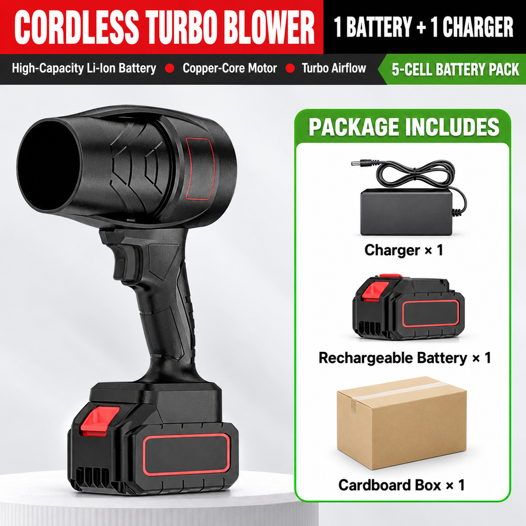 High-Speed Cordless Turbo Blower