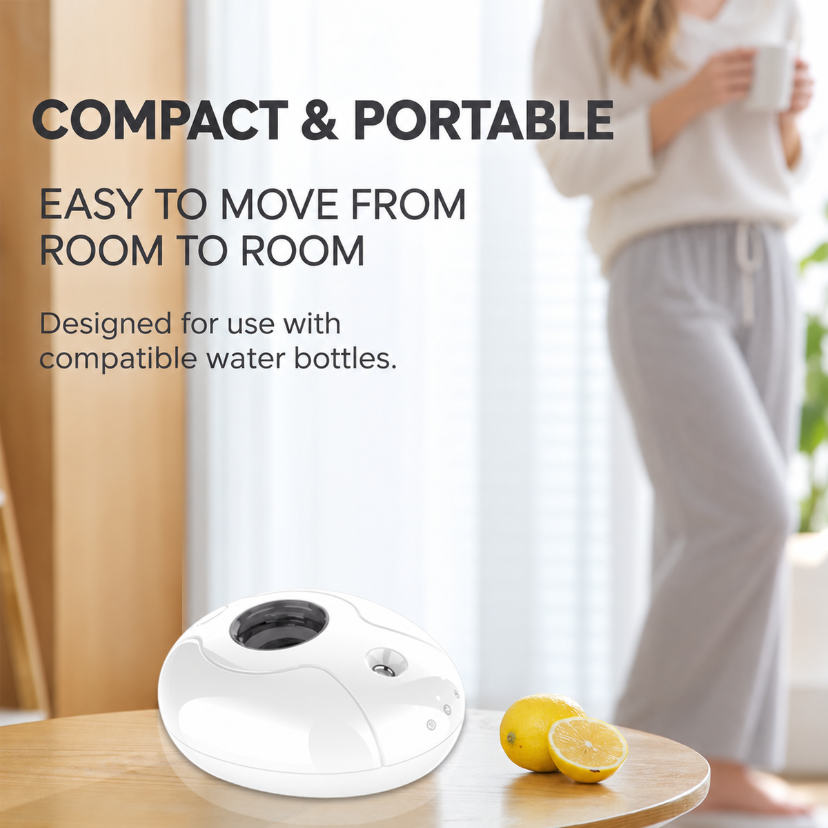 Bottle-Fed Portable Humidifier