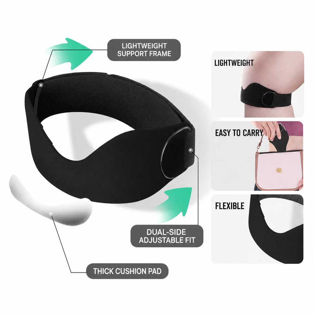 Adjustable Patellar Support Strap