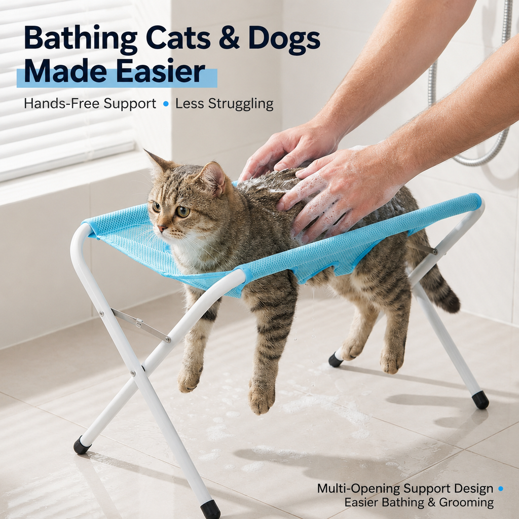 Foldable Pet Bathing Support Stand