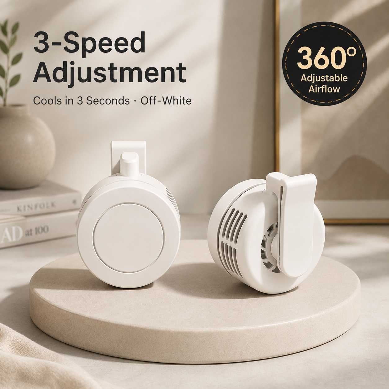 Portable 360° Wearable Cooling Fan