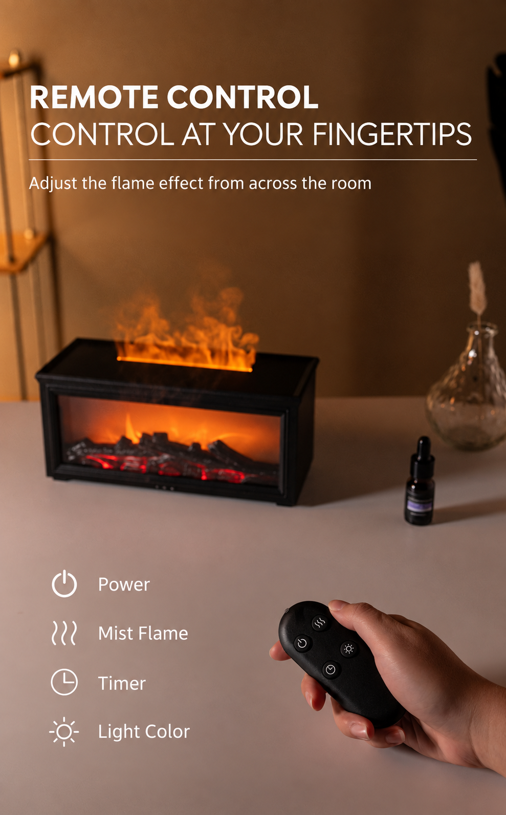 Fireplace Flame Aroma Diffuser