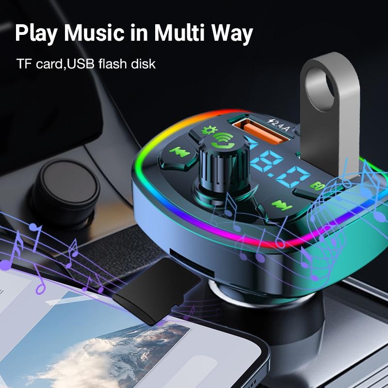 Car Bluetooth MP3 Player – Wireless FM Transmitter