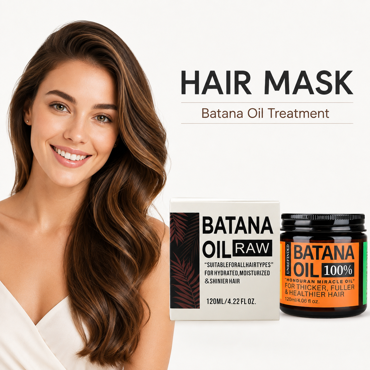 100% Pure Raw Batana Hair Oil