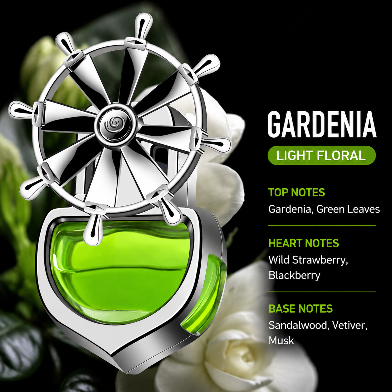Luxury Helm Wheel Car Air Vent Diffuser
