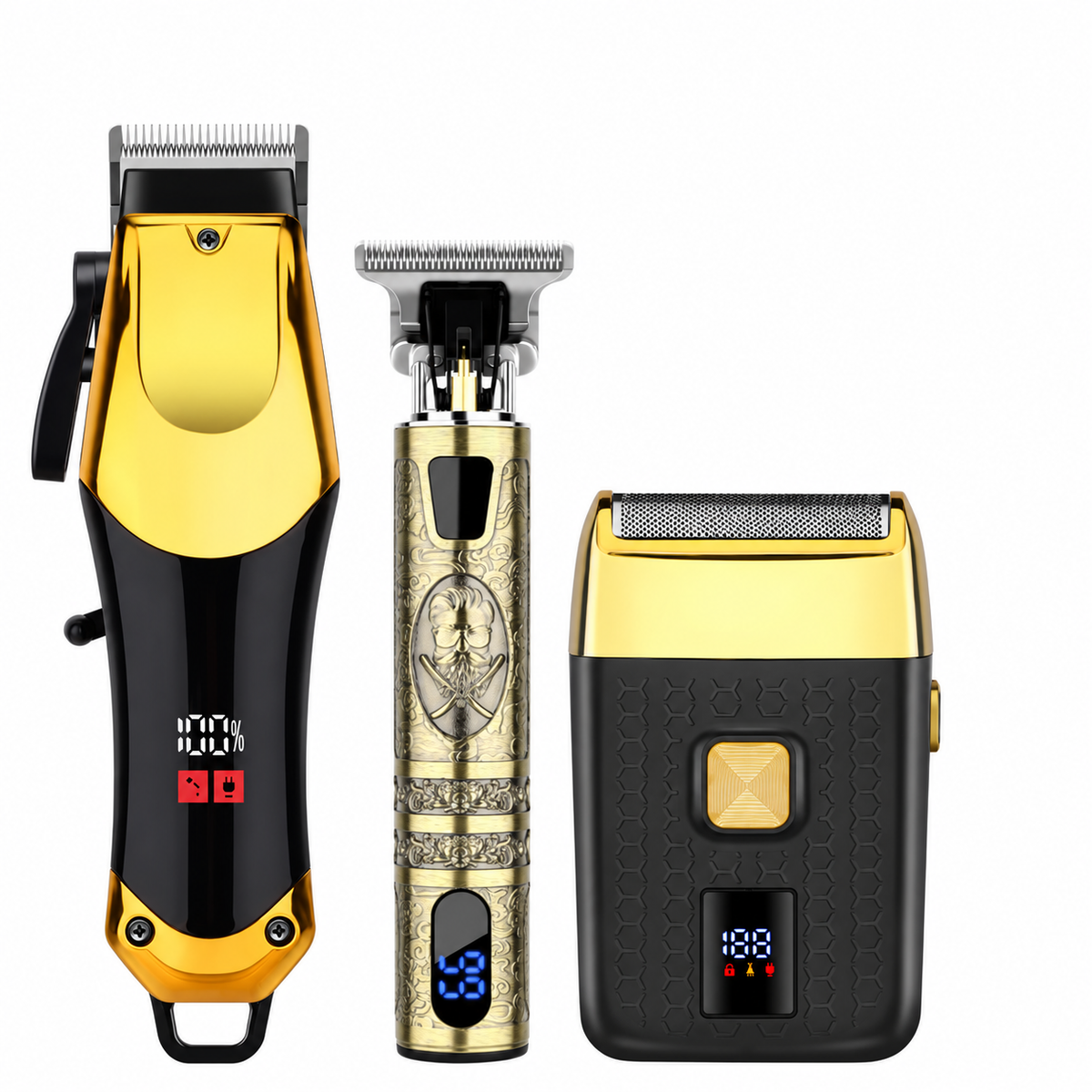 3-Piece Cordless Hair Grooming Kit