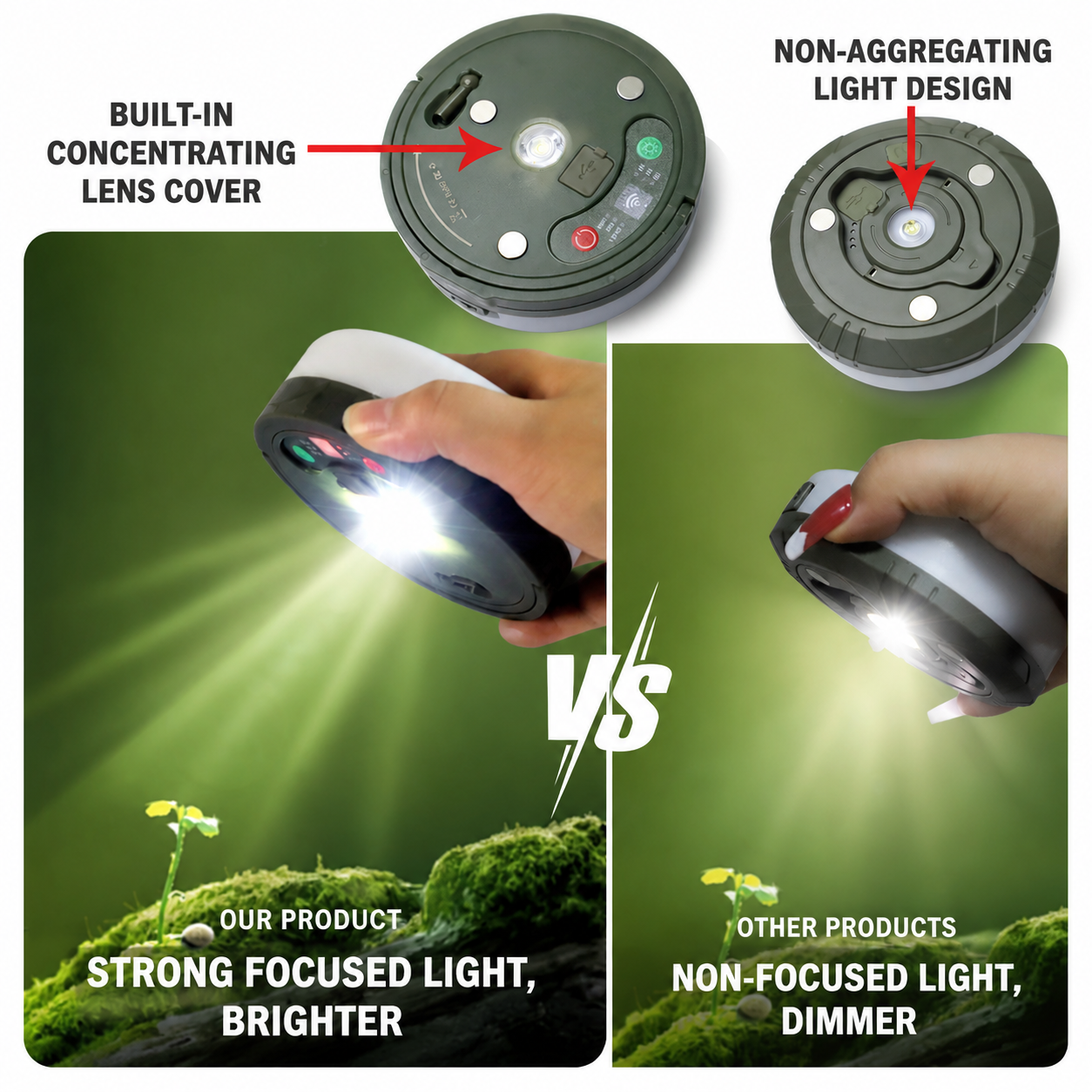 Portable Rechargeable Camping Light String