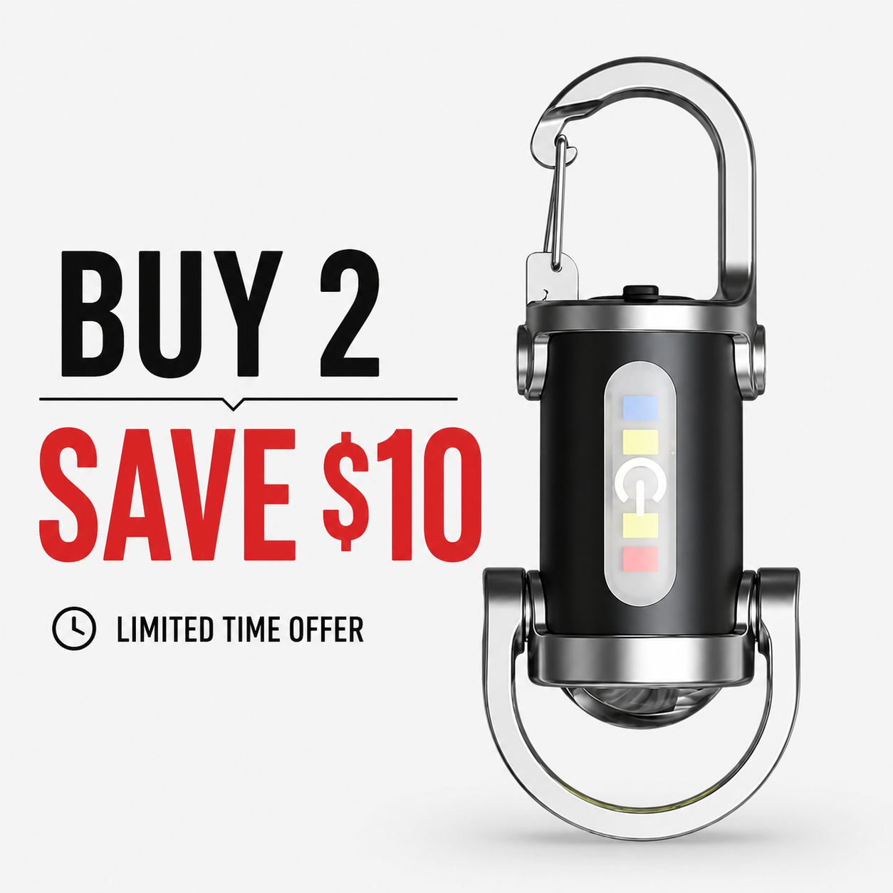 Multifunctional LED Keychain Light