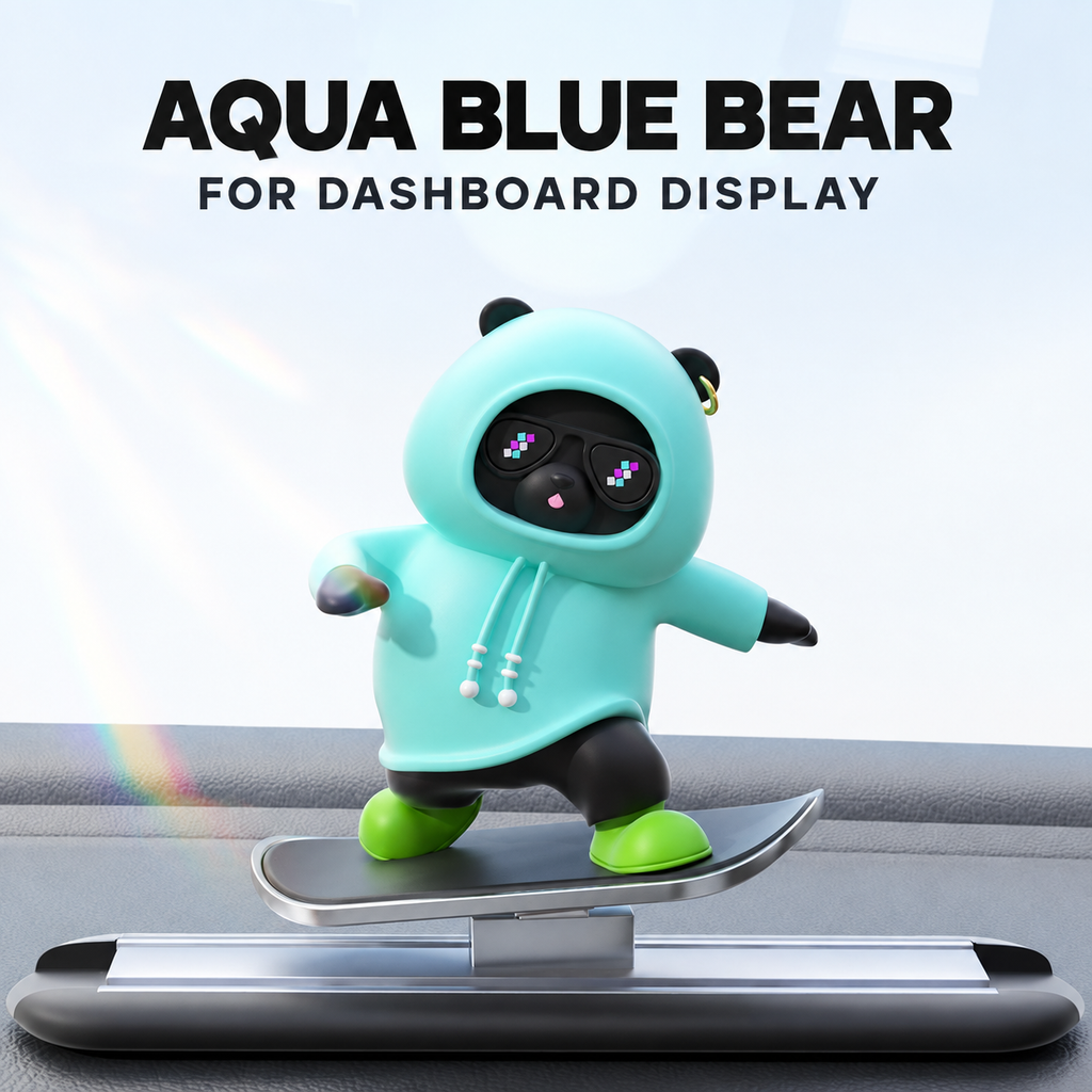 Sliding Bear Dashboard Ornament