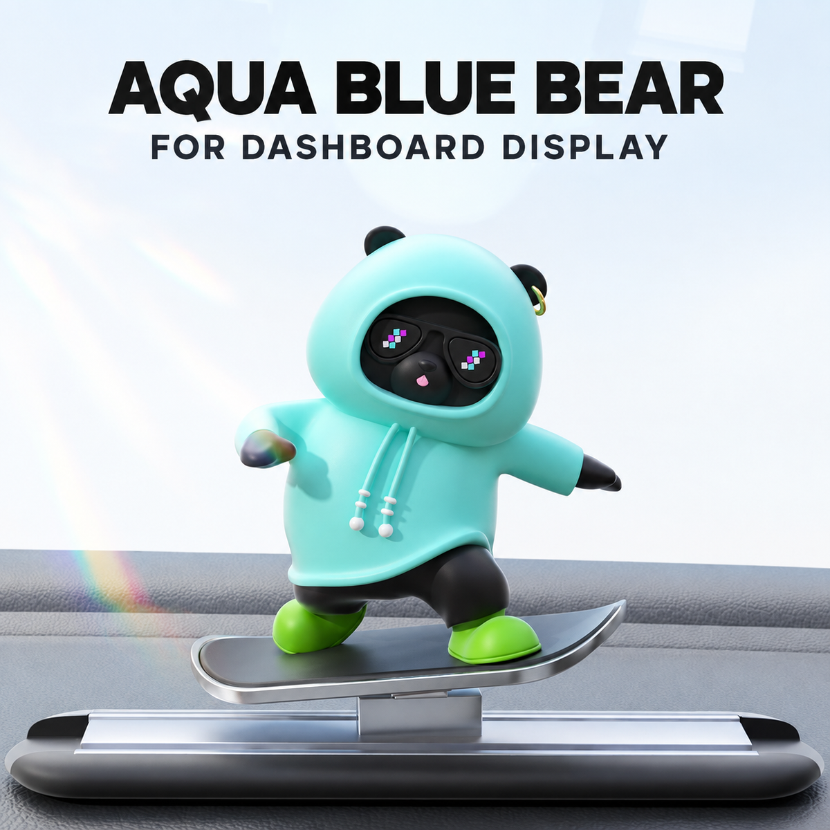 Sliding Bear Dashboard Ornament
