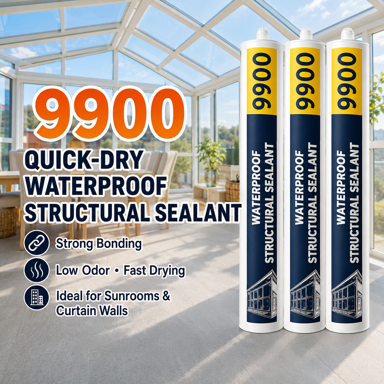 Flexible Waterproof Structural Sealant